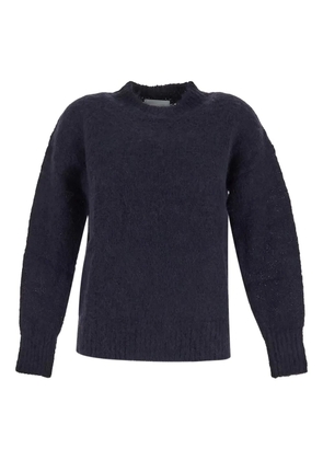 ISABEL MARANT crew-neck textured sweater - Blue
