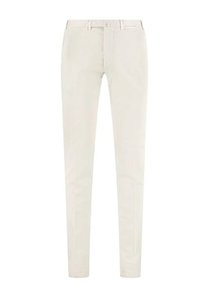 THE (Alphabet) cotton-blend chino trousers - White