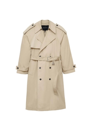Marc Jacobs beltd cotton trench coat - Neutrals