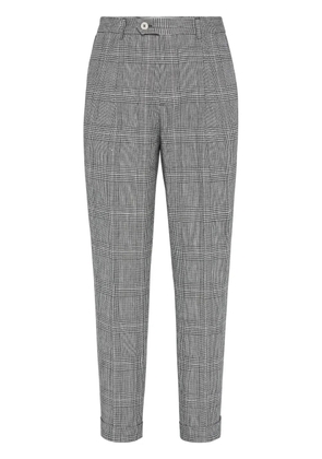 Brunello Cucinelli Prince of Wales trousers - Grey