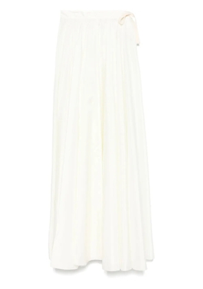 MM6 Maison Margiela taffeta maxi skirt - White