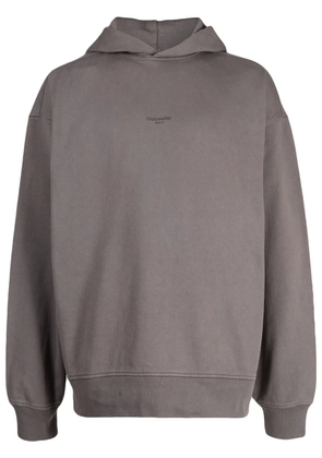 Holzweiler logo-print recycled cotton hoodie - Grey