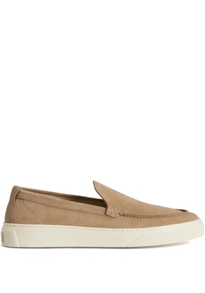 Woolrich slip-on suede loafers - Neutrals