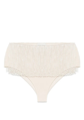 Forte Forte fringed briefs - Neutrals