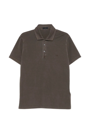 Fay buttoned polo shirt - Brown
