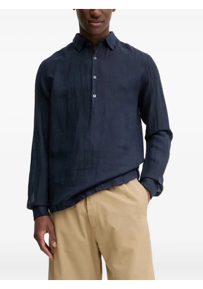 Barena Venezia textured half-button shirt - Blue
