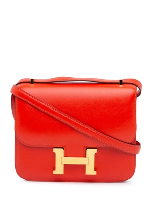 Hermès Pre-Owned 2019 Mini Tadelakt Constance 18 crossbody bag - Red
