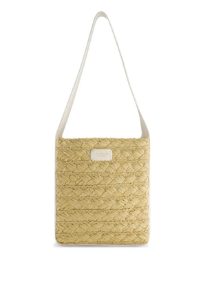 Giambattista Valli raffia beach bag - Neutrals