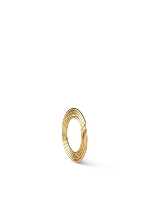 Shihara 18kt yellow gold Flat Hoop 01 earring