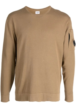 C.P. Company crew neck cotton sweatshirt - Brown