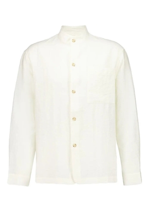 COMMAS stand-collar long-sleeve shirt - Neutrals