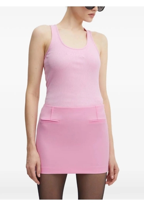 Patrizia Pepe ribbed tank top - Pink