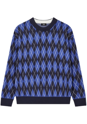 TOMBOY argyle-pattern jumper - Blue