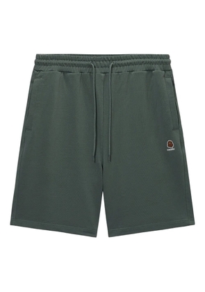 FINGERCROXX embroidered-logo drawstring shorts - Green
