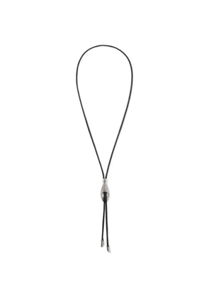 LEMAIRE serpent sculptural bolo tie necklace - Black