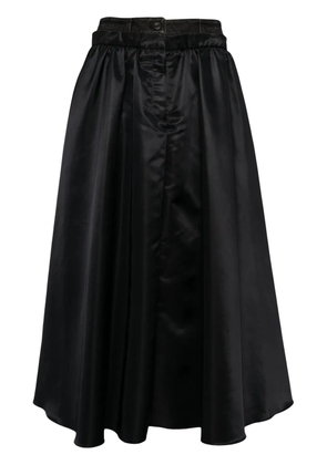 Juun.J double waist skirt - Black