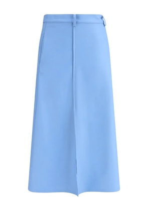 CRIDA Siviglia pocket faille midi skirt - Blue