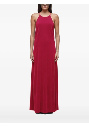 Osklen halterneck maxi dress - Red