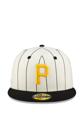 NEW ERA CAP x Diet Starts Monday 59Fifty pinstriped baseball cap - White