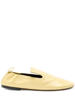 Proenza Schouler glove ruched loafers - Yellow