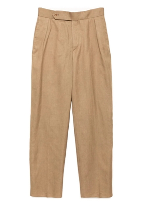 Lardini straight-leg chinos - Brown