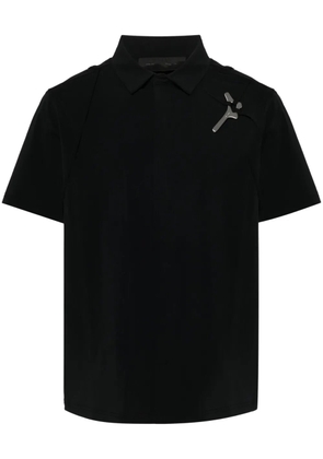 HELIOT EMIL hardware-detailed shirt - Black