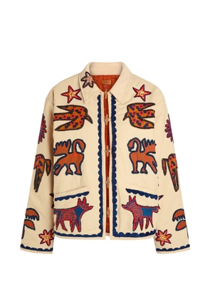 MOTHER embroidered jacket - Neutrals