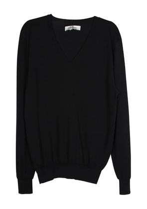 Saint Laurent Pre-Owned V-neck wool sweater - Black