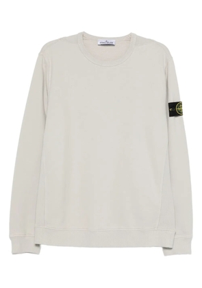 Stone Island logo-patch crew-neck sweatshirt - Grey