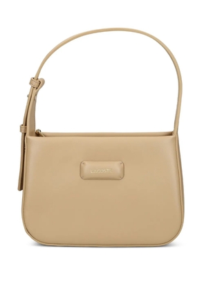 Lacoste logo-appliqué tote bag - Neutrals