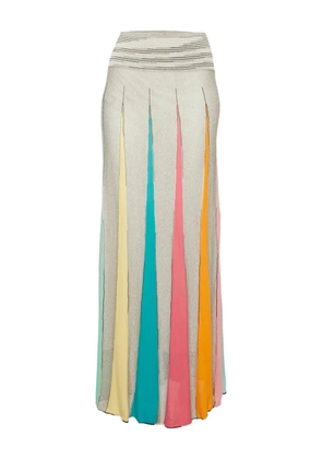 Missoni striped pleated skirt - Grey