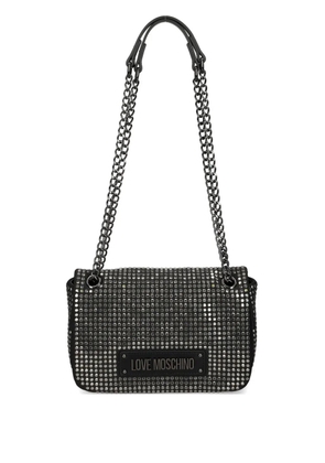 Love Moschino Sparkling shoulder bag - Black