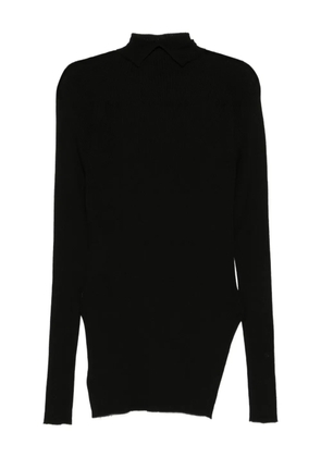 Y's logo-embroidered top - Black