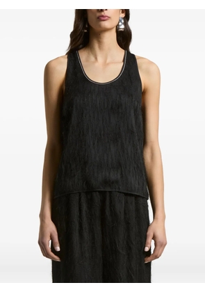 Peserico racer-back top - Black