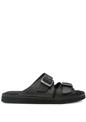 Clarks Solsbury double-buckle sandals - Black
