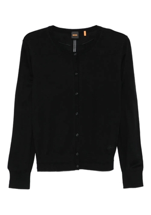 BOSS button-up cardigan - Black