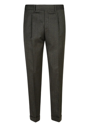 PT Torino herringbone trousers - Green