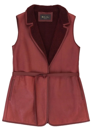 Loro Piana Sherman Hartfield gilet - Red