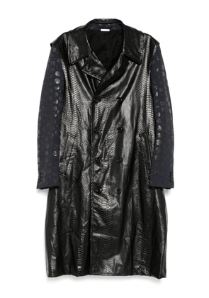 Comme des Garçons Homme Plus leather coat - Black