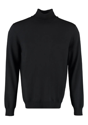 THE (Alphabet) turtleneck wool sweater - Black