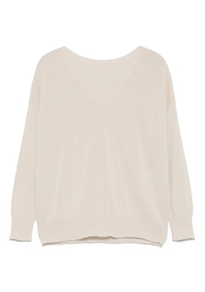 Le Tricot Perugia cotton sweater - Neutrals