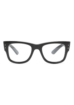Ray-Ban rectangle-frame tortoiseshell-effect glasses - Black
