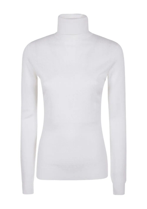 Elisabetta Franchi roll-neck knit sweater - White