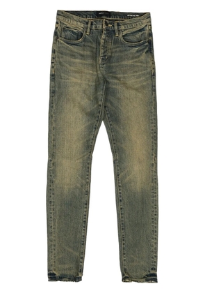Purple Brand Sand Dune Cross 'DK Indigo' skinny jeans - Blue