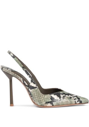 Le Silla 100mm Vivienne pumps - Green