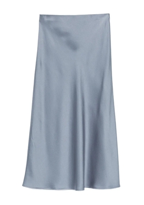 Le Tricot Perugia pleated A-line skirt - Blue