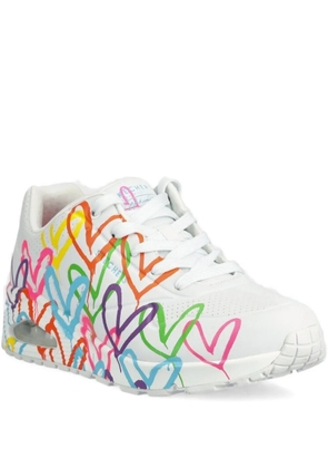 Skechers x JGoldcrown UNO - Highlight Love lace-up sneakers - White