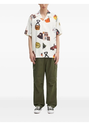 Neighborhood cotton-blend cargo trousers - Green