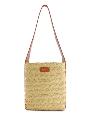 Giambattista Valli raffia beach bag - Neutrals