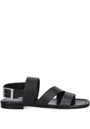Barbour leather sandals - Black